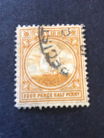 MALTA  SG 58  4½d Orange  FU - Malte (...-1964)