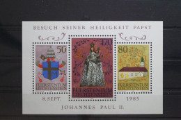 Liechtenstein Block 12 Mit 878-880 Postfrisch #UP698 - Sonstige & Ohne Zuordnung