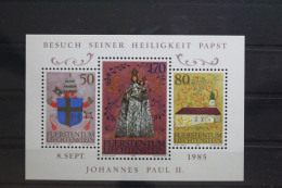 Liechtenstein Block 12 Mit 878-880 Postfrisch #UP700 - Otros & Sin Clasificación