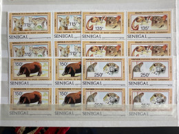 Senegal 1986 MNH Animals Bloc De 4 - Other & Unclassified