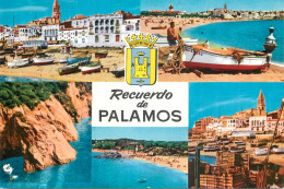 Navigation Sailing Vessels & Boats Themed Postcard Palamos Beach Boat - Segelboote