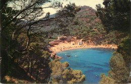 Navigation Sailing Vessels & Boats Themed Postcard Costa Brava Aigua Blava Beach - Zeilboten