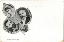 1.8.17 FAMOUS PEOPLE, NICOLAS II, ALEXANDRA FEDOROVNA, E. LOUBET, POSTCARD - Königshäuser