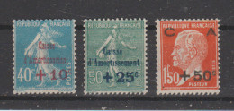 France  1927  N° 246 / 47  Neuf X / XX  Série Complète  (le 248 X ) - Nuovi