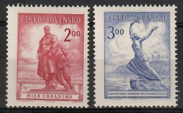 Czechoslovakia 1952 Mi 766-767 MNH  (ZE4 CSK766-767) - Scultura