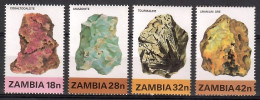 Zambia 1982 Mi 269-272 MNH  (LZS6 ZMB269-272) - Minerales