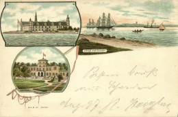 Denmark, HELSINGØR, Kronborg Castle, Marienlyst, Udsigt Over Sundet (1897) - Danemark