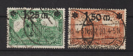 MiNr. 116 I+II, 117 Gestempelt, Geprüft  (0411) - Used Stamps