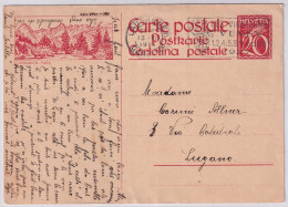 Bildpostkarte Lukmanier Pass - Gelaufen 1927 Ab Lausanne Nach Lugano - Entiers Postaux