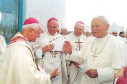 Pope John Paul II Papal Travels Postcard - Papi