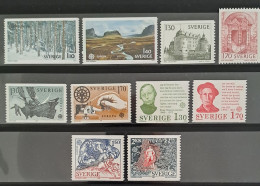 SUEDE    Europa 1977 à 1981   ** - Unused Stamps