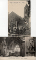 21. CUSSEY-LES-FORGES. Eglise. 2 Cartes (3) - Autres & Non Classés