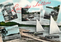 Navigation Sailing Vessels & Boats Themed Postcard Lac Des Settons - Segelboote