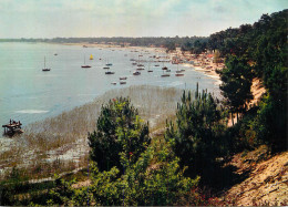 Navigation Sailing Vessels & Boats Themed Postcard Gironde Maubuisson Le Lac - Velieri
