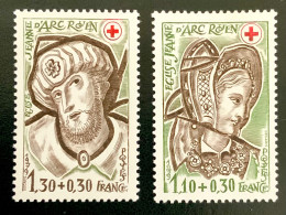 1979 FRANCE N 2071/72 CROIX ROUGE JEANNE D’ARC ROUEN - NEUF** - Unused Stamps