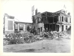 Photo Exploitation SNCF Gare De Gisors Après Destruction Seconde Guerre Mondiale - Eisenbahnen