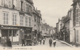 XXX -(02) LAON - LA RUE SAINT JEAN - ANIMATION - 2 SCANS - Laon