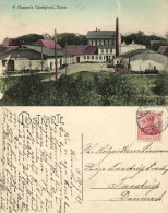 Denmark, GRAM GRAMBY, P. Hansen's Gjastgiveri, Guesthouse (1909) Postcard - Denemarken