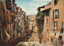 XXX -(06) NICE - RUE  GUIGONIS DANS LE VIEUX NICE - CARTE COULEURS - 2 SCANS - Scènes Du Vieux-Nice