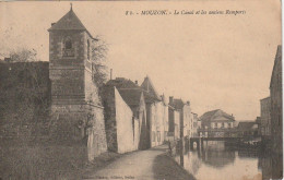 XXX -(08) MOUZON - LE CANAL ET LES ANCIENS REMPARTS - EDIT. PIERSON , SEDAN - 2 SCANS - Otros & Sin Clasificación