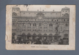 CPA - 75 - Paris - Gare Saint-Lazare - Animée - Circulée En 1907 - Metro, Stations