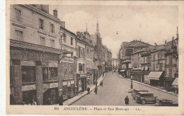 XXX -(16) ANGOULEME - PLACE ET RUE MARENGO - ANIMATION - COMMERCES - 2 SCANS - Angouleme