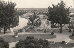 XXX -(16) ANGOULEME - VUE PRISE DE LA PLACE DU PALET SUR LA VALLEE DE LA CHARENTE ET LE FAUBOURG L' HOUMEAU- 2 SCANS - Angouleme