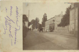 - Dpts Div. -ref-BN423- Isère - Carte Photo Cachet Départ Paris Gare De Lyon -cachet Arrivée St Quentin Sur Isère - Andere & Zonder Classificatie