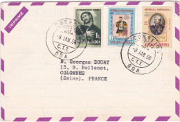 From Goa To France - 1958 - Portugees-Indië