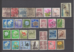 JAPON LOT DE 28 TIMBRES OBLITERES - Colecciones & Series