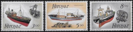 FEROE - PECHE - CHALUTIERS MODERNES - N° 145 A 147 - NEUF** MNH - Faroe Islands