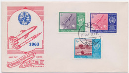 World Meteorological Day, Rocket, Science, Saturn Planet, Space, Meteorology, Kabul Afghanistan FDC 1963 - Klima & Meteorologie