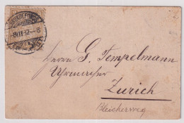 Zum. 44 / Mi. 36 FASERPAPIER - Drucksachenporto Auf Avis De Passage JUNOD FILS & CO HOROLOGERIE - LA CHAUX DE FONDS - Covers & Documents