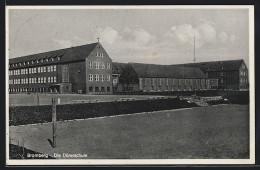 AK Bromberg, Dürerschule Mit Hof  - Westpreussen