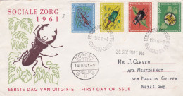 From Sorong To Netherlands - 1961 (FDC) - Nuova Guinea Olandese