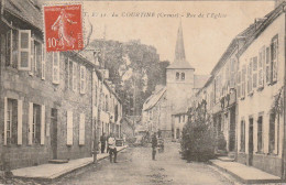 XXX -(23) LA COURTINE - RUE DE L' EGLISE - ANIMATION - 2 SCANS - La Courtine