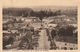 XXX -(24) MUSSIDAN - PANORAMA SUR LA PLACE DE ST FRONT - 2 SCANS - Mussidan