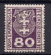 DANTZIG   TAXE   N°  6  OBLITERE - Postage Due