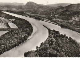 XXX -(26) ENVIRONS DE VALENCE SUR RHONE - VUE AERIENNE SUR LE CONFLUENT DE L' ISERE ET DU RHONE  - 2 SCANS - Sonstige & Ohne Zuordnung