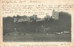 CPA Tancarville-Le Château-RARE Visuel-Timbre   L2881 - Tancarville