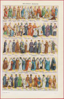 Costumes Religieux. Costume. Religion. Illustration Laubadère. Edifices Religieux. Larousse 1948. - Historical Documents