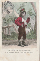 XXX - " LE DEPART DU PETIT SAVOYARD " - PERIPLE D' UN JEUNE GARCON POUR ALLER A PARIS  - LOT DE 6 CPA COLORISEES - - Szenen & Landschaften