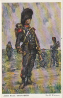 XXX - GRENADIER - ARMEE BELGE - ILLUSTRATEUR WAGEMANS - 2 SCANS - Uniformen