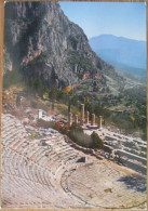 GREECEE DELPHI APOLLO TEMPLE THEATER AMPHI POSTCARD ANSICHTSKARTE PICTURE CARTOLINA CARTE POSTALE POSTKARTE KARTE  CARD - Grèce