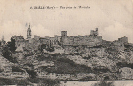 XXX -(30) AIGUEZE - VUE PRISE DE L' ARDECHE - 2 SCANS - Autres & Non Classés