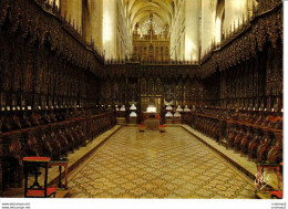 32 AUCH N°20 La Cathédrale Le Choeur Vu Du Grand Autel 113 Stalles 74 Personnages En Bois Sculpté Prie-Dieu VOIR DOS - Auch