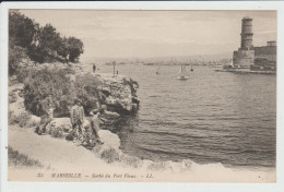 MARSEILLE - BOUCHES DU RHONE - SORTIE DU PORT VIEUX - Puerto Viejo (Vieux-Port), Saint Victor, Le Panier