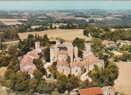 XXX -(32) LARRESSINGLE - VUE AERIENNE - CHATEAU ET VILLE FORTIFIEE - 2 SCANS - Autres & Non Classés