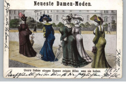 MODE - "Neueste Damen - Moden", Unsere Lieben Süssen Damen Zeigen Alles Was Sie Haben., 1902 - Moda