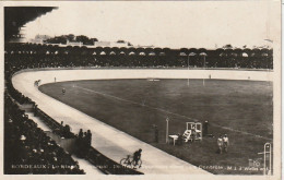 XXX -(33) BORDEAUX - LE STADE MUNICIPAL - LE GRAND TOURNANT NORD - LE CONTROLE - CYCLISTES - ARCHIT. M. J. D' WELLES  - Radsport